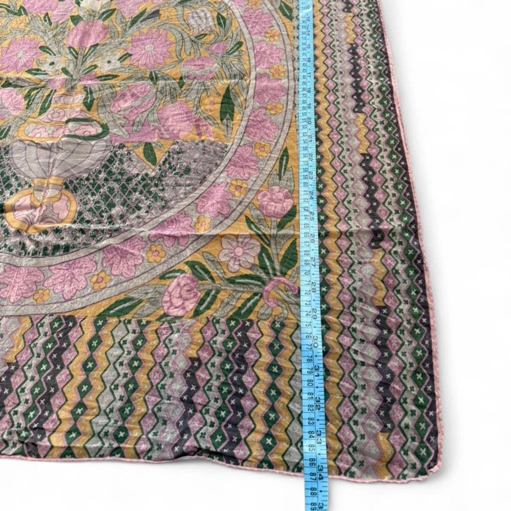 Floral Patterned Scarf - Picture 3 of 4